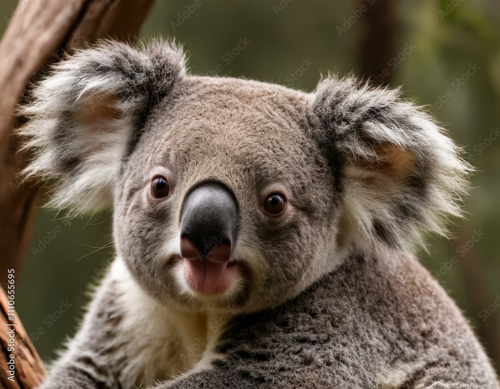 close up cute koala close up cute koala