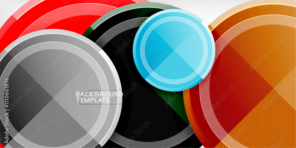 Minimal geometric abstract background. Circle triangle design Minimal geometric abstract background. Circle triangle design