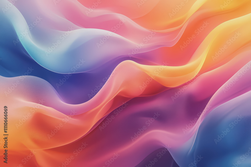 Obraz premium Modern gradients, Franklin City, minimalist, smooth gradient, creative.