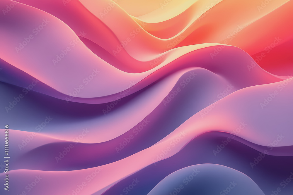 Fototapeta premium Modern gradients, Franklin City, minimalist, smooth gradient, creative.