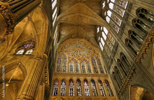 Intérieur de la cathédrale de Metz 