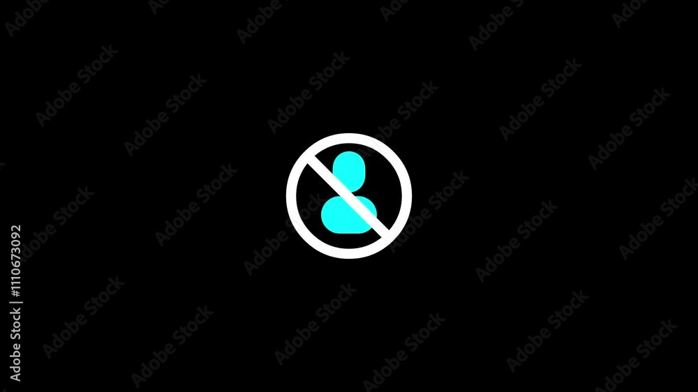 no entry vector icon, people prohibited, forbidden sign, warning, attention. No person sign Isolated . no entry vector icon, people prohibited, forbidden sign, warning, attention. No person sign Isolated .