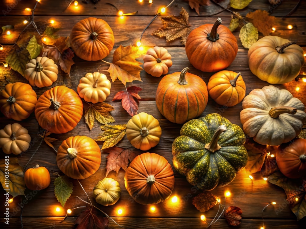 Cozy Autumn Vibes with Pumpkins and Fairy Lights in a Warm, Inviting Low Light Setting Perfect for Seasonal Decor and Celebrating the Spirit of Fall Cozy Autumn Vibes with Pumpkins and Fairy Lights in a Warm, Inviting Low Light Setting Perfect for Seasonal Decor and Celebrating the Spirit of Fall