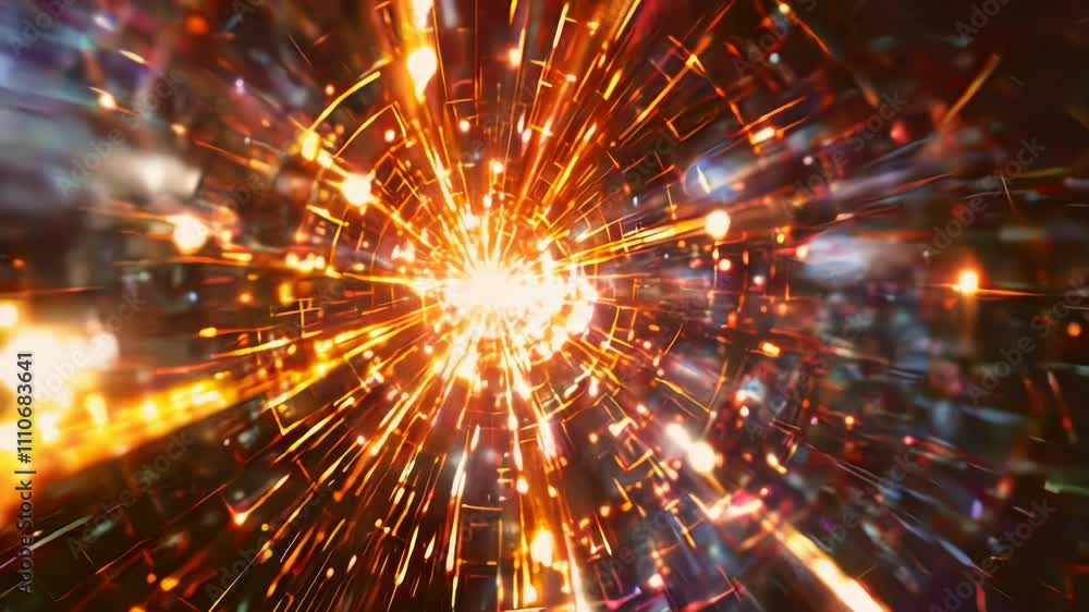Abstract Energy Burst: 4K Loopable Background Animation with Glowing Particles & Lines Abstract Energy Burst: 4K Loopable Background Animation with Glowing Particles & Lines