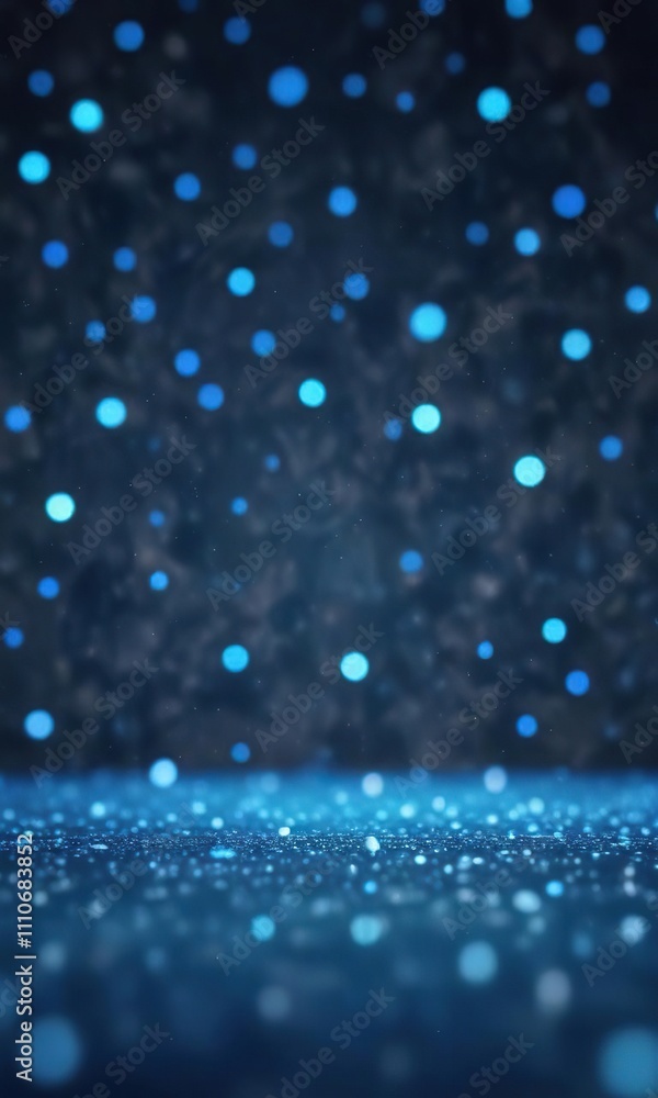 Blue dots abstract background with bokeh effect, glitter, party Blue dots abstract background with bokeh effect, glitter, party