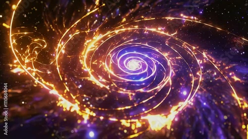 Top 10 Abstract Background Animations: Cosmic Swirl of Light & Energy