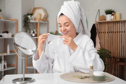 Smiling young woman in a wh...