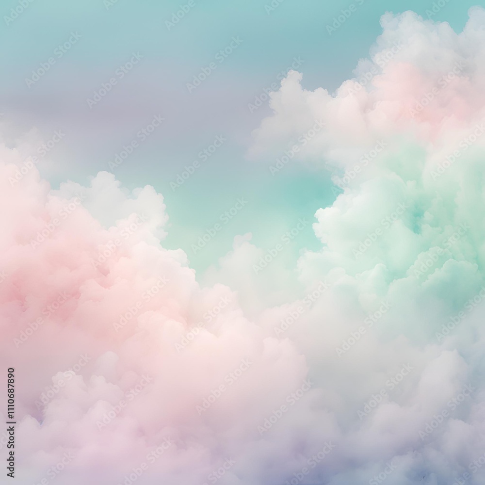 Dreamy Pastel Sky with Swirling Clouds and Ethereal Watercolor Texture
Dreamy Pastel Sky with Swirling Clouds and Ethereal Watercolor Texture