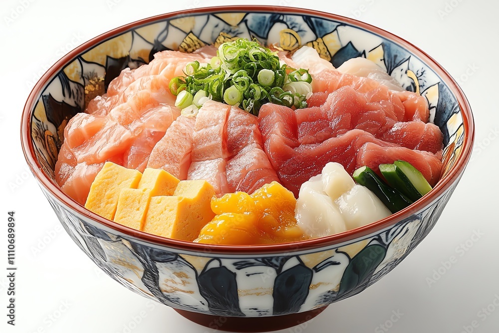 Vibrant Poke Bowl with Fresh Ingredients Vibrant Poke Bowl with Fresh Ingredients