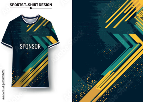 Soccer jersey design for sublimation. 