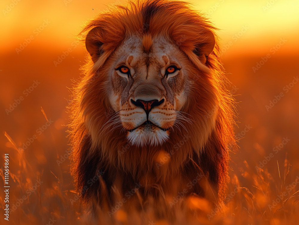 Fototapeta premium Le lion