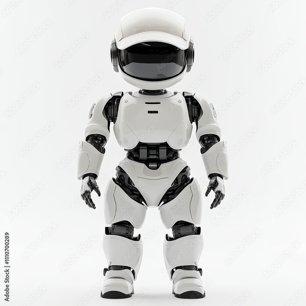 A futuristic humanoid robot with a sleek design, showcasing advanced technology and innovation. A futuristic humanoid robot with a sleek design, showcasing advanced technology and innovation.