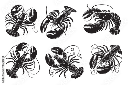 set of lobster