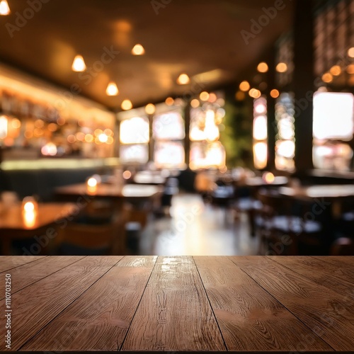 Wallpaper Mural soft blurred restaurant background Torontodigital.ca