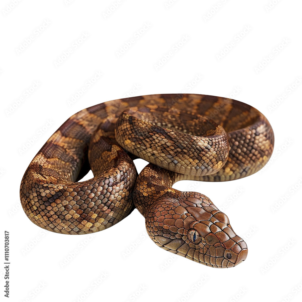 Obraz premium Close-up of a Brown Python