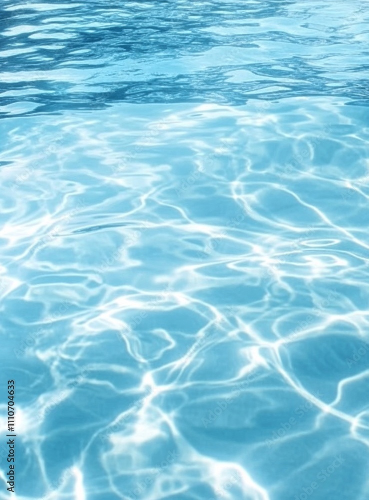 Calm ocean surface with gently lapping waves in shades of blue and white, creating a serene and dynamic background for underwater scenes. Calm ocean surface with gently lapping waves in shades of blue and white, creating a serene and dynamic background for underwater scenes.