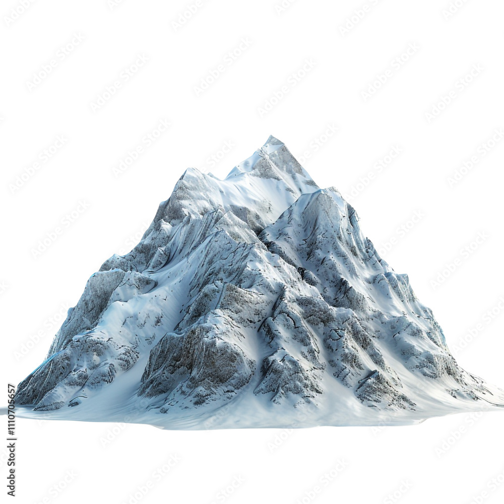 Obraz premium Snowy Mountain Peak