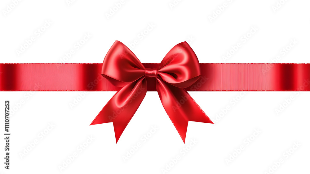 Vibrant red ribbon with glossy bow, perfect for gifts and celebrations. This elegant decoration adds festive touch to any occasion. Isolated on white/transparent background Vibrant red ribbon with glossy bow, perfect for gifts and celebrations. This elegant decoration adds festive touch to any occasion. Isolated on white/transparent background