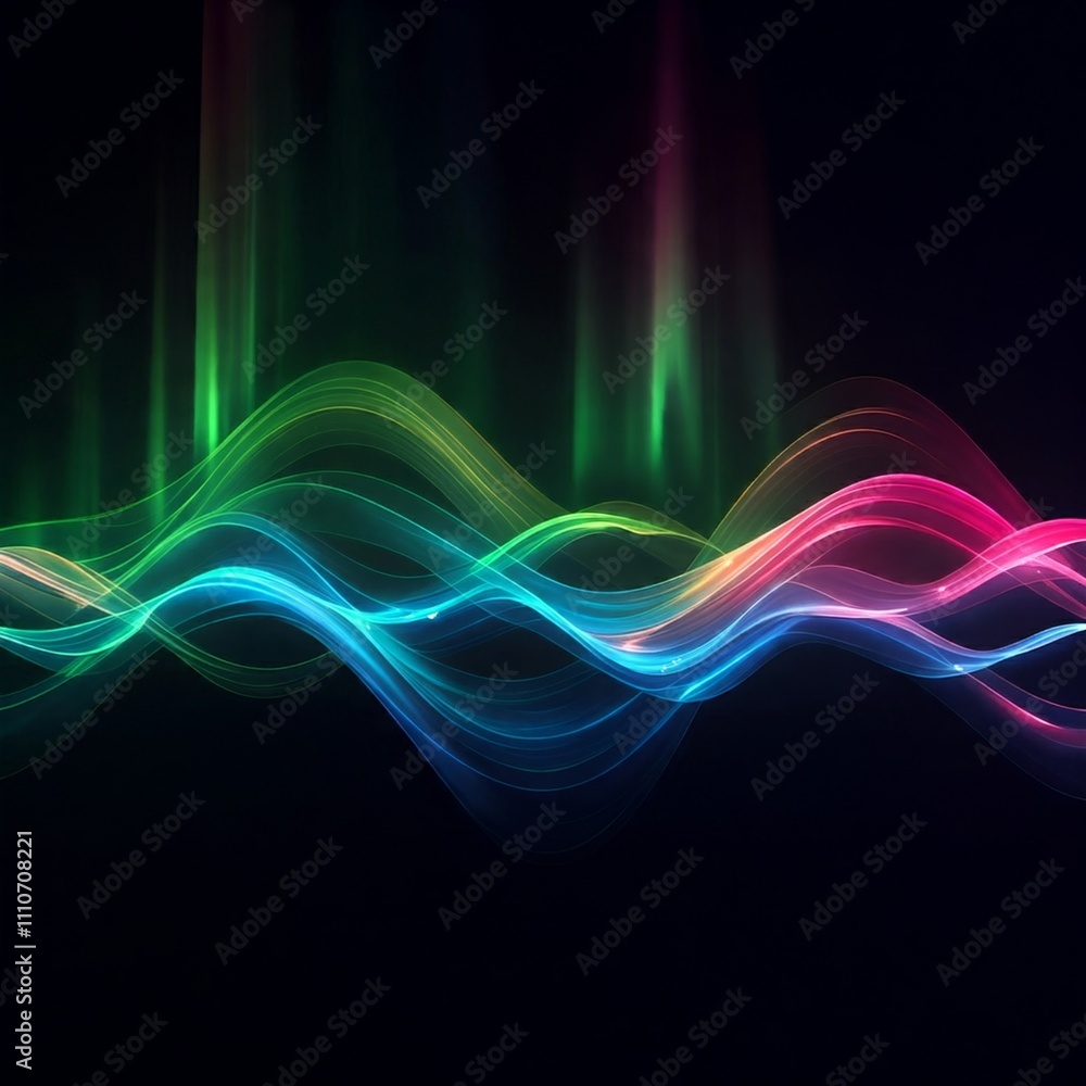 Aurora-Like Energy Waves in Endless Flow