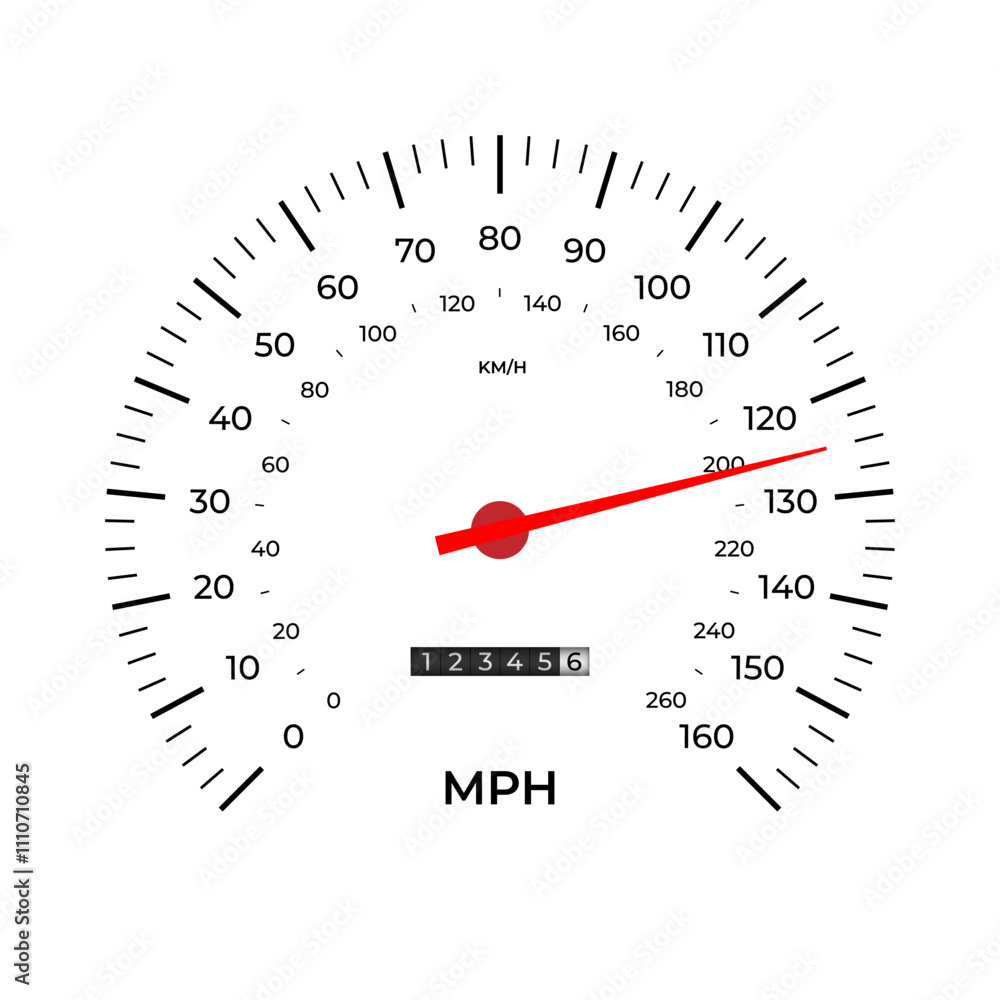 Car odometer speed counter dial with odometer Car odometer speed counter dial with odometer