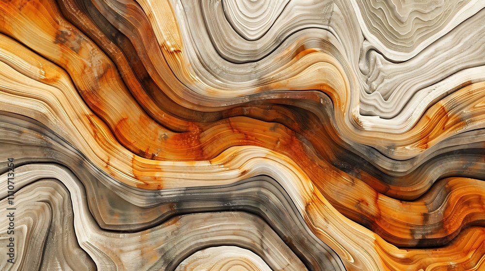 Abstract lines in earthy tones, creating a natural and organic pattern Abstract lines in earthy tones, creating a natural and organic pattern