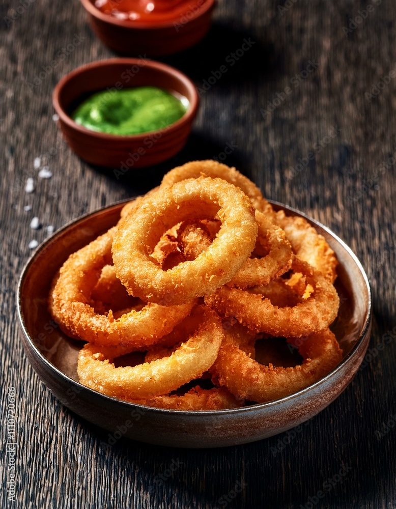 fresh fried onion rings fresh fried onion rings