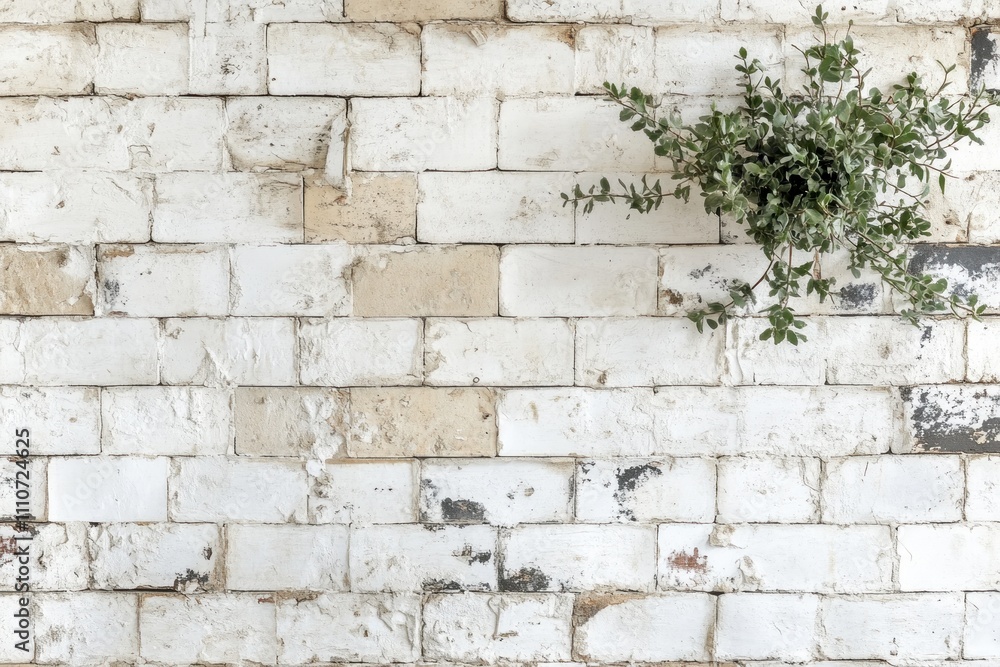 Fototapeta premium Mastering Mortar Renovation Durable Materials Refined Finishes for Brick Walls, Elevate Your Brickwork with Expert Mortar Repair and Restoration Techniques Transforming Aged Brick Walls into Stunning