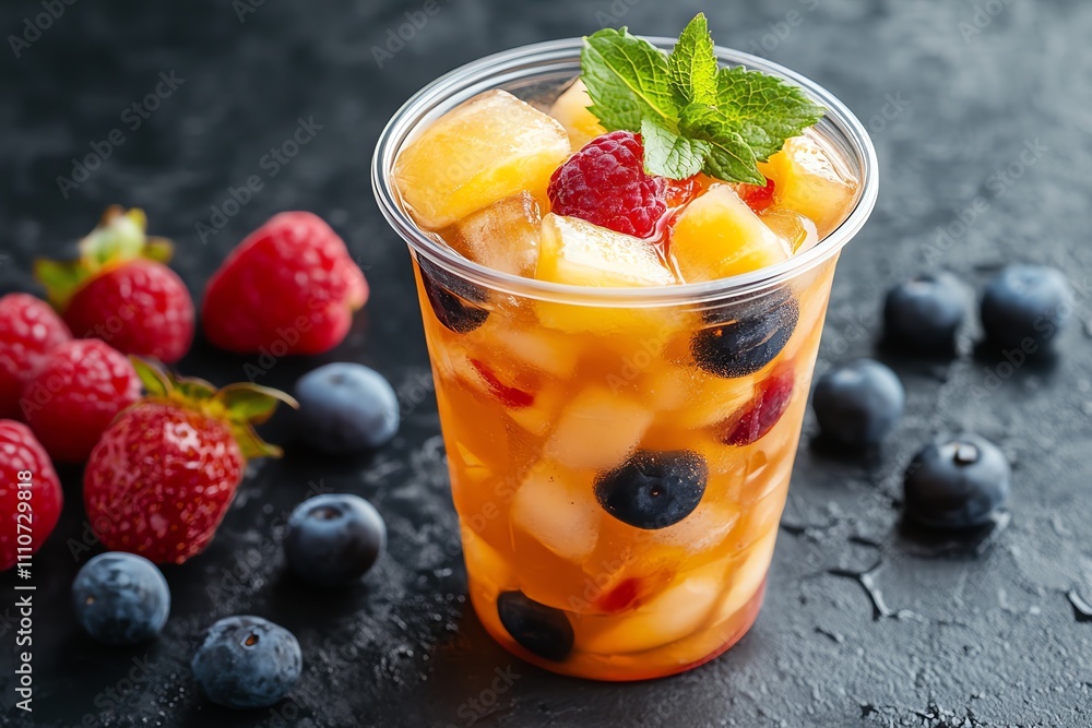Refreshing Iced Fruit Tea Delight Refreshing Iced Fruit Tea Delight