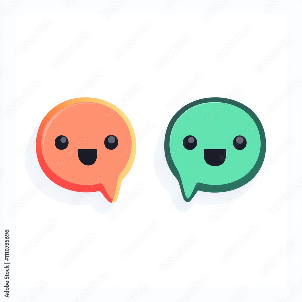 Message bubble balloon vector illustration. Message bubble balloon vector illustration.