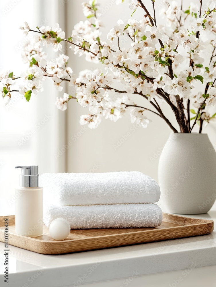 Artistic Setup of Hydrating Products for Skincare Routine Artistic Setup of Hydrating Products for Skincare Routine
