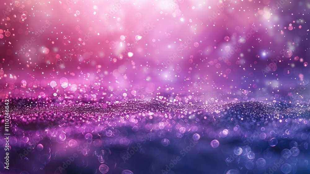 A dreamy background with shimmering purple and pink bokeh effects. A dreamy background with shimmering purple and pink bokeh effects.