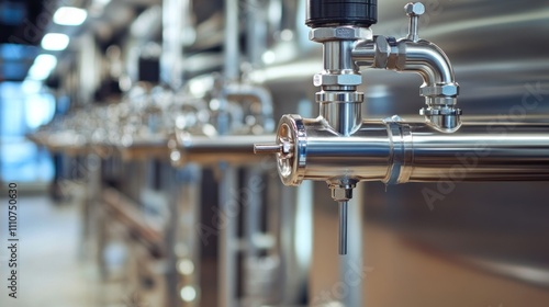 Stainless Steel Brewery Piping System