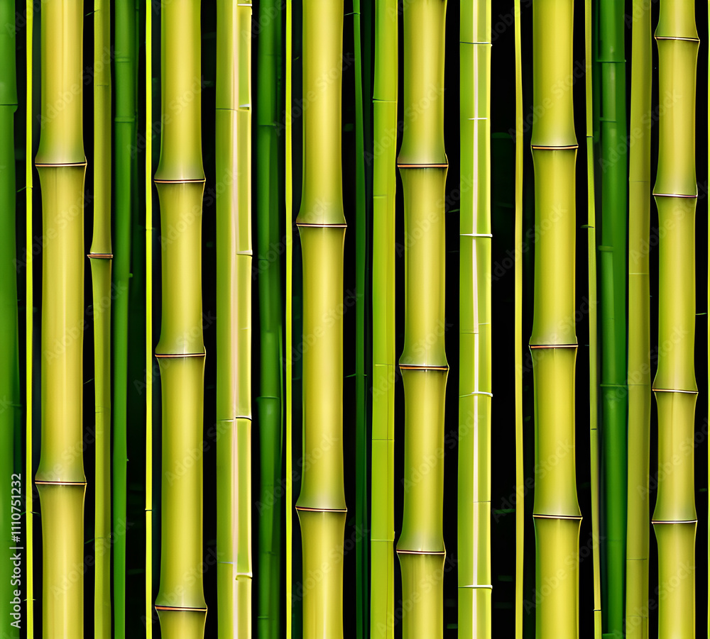 background collage of green bamboo fence surface texture. Background for banner, backdrop or texture mapping.generative ai background collage of green bamboo fence surface texture. Background for banner, backdrop or texture mapping.generative ai