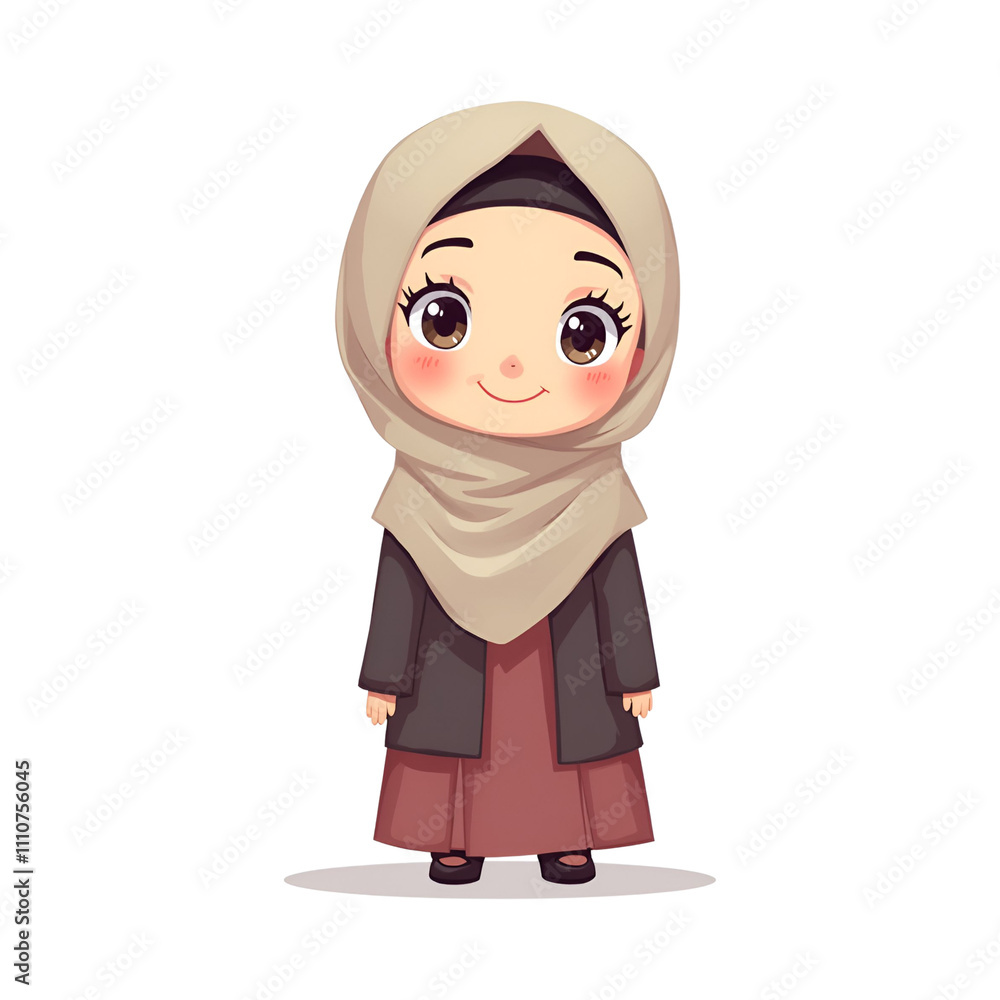 Cbibi Muslim Girl PNG Transparent Background Cbibi Muslim Girl PNG Transparent Background