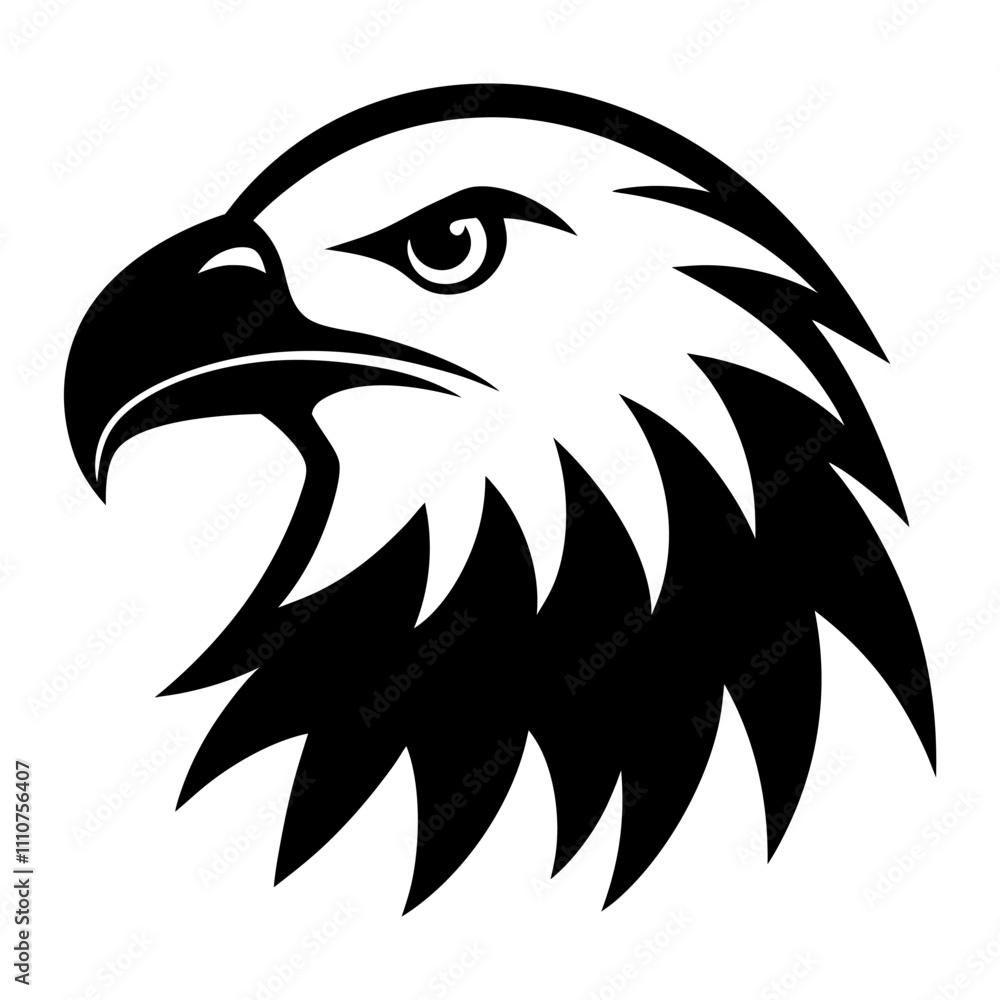 Obraz premium eagle head vector