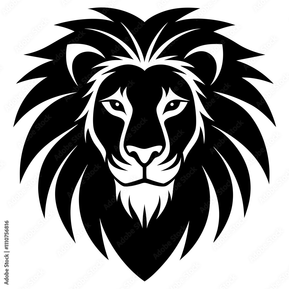 Fototapeta premium lion head vector