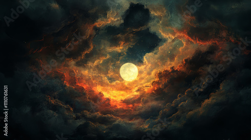 Wallpaper Mural castle in the night Torontodigital.ca