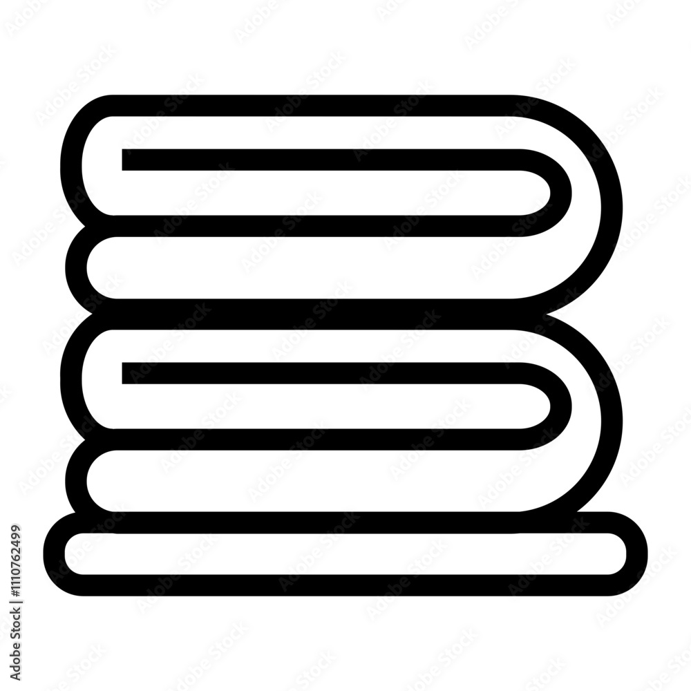 cozy blanket Line Icon cozy blanket Line Icon