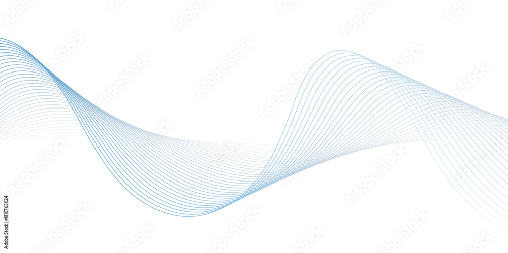 Abstract wavy lines Isolated background design. Wave modern stream transparent background. Abstract wavy lines Isolated background design. Wave modern stream transparent background.