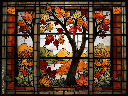 stained glass window