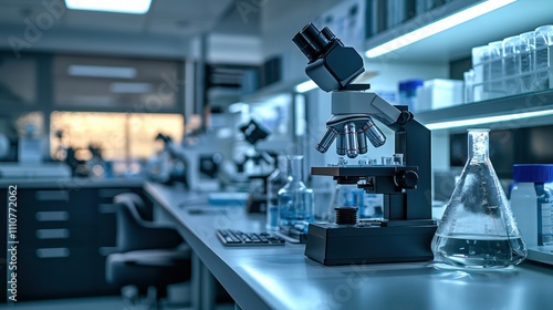 A research lab focused on kidney cancer studies, highlighting scientific inquiry and advancements