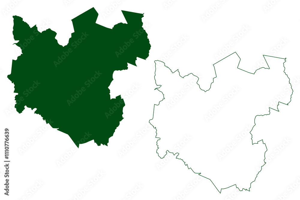 Hidalgo del Parral municipality (Free and Sovereign State of Chihuahua, Mexico, United Mexican States) map vector illustration, scribble sketch Hidalgo del Parral map Hidalgo del Parral municipality (Free and Sovereign State of Chihuahua, Mexico, United Mexican States) map vector illustration, scribble sketch Hidalgo del Parral map