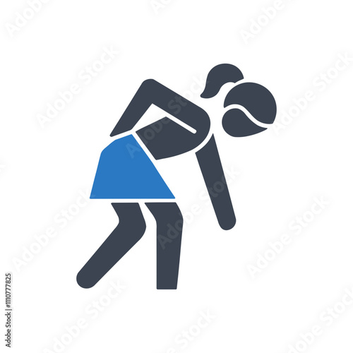 Tired Woman Icon