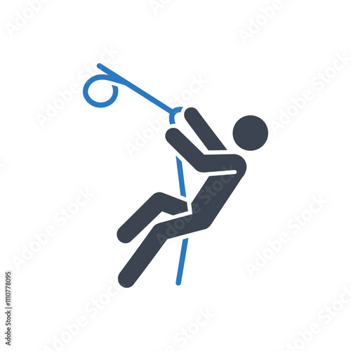 Rappelling Icon