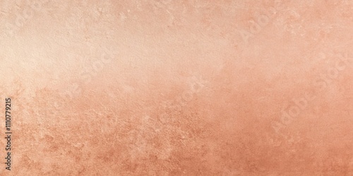 Soft Coral Gradation Rose Gold Pink Tone on Recycled Paper Texture Background with Blank Space for Elegant Designs, Invitations, or Stationery Templates