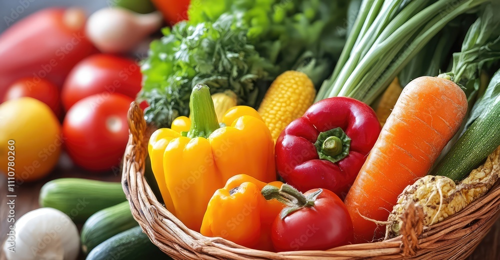 Seasonal Vegetables for Healthy Cooking. AI generated illustration. Seasonal Vegetables for Healthy Cooking. AI generated illustration.