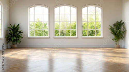 Empty workspace with natural light, perfect for showcasing products; neutrals 