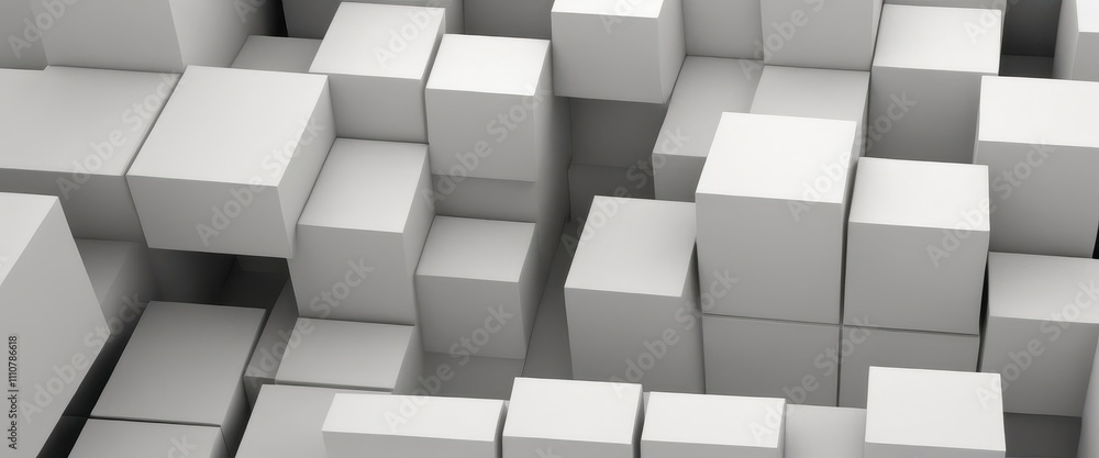 Geometric 3D cube pattern with square tiles, perfect for modern design backgrounds,Dynamic Abstract 3D White Geometric Cubes Popping Out from White Wall – Minimalist Modern Digital Art for Architectur Geometric 3D cube pattern with square tiles, perfect for modern design backgrounds,Dynamic Abstract 3D White Geometric Cubes Popping Out from White Wall – Minimalist Modern Digital Art for Architectur