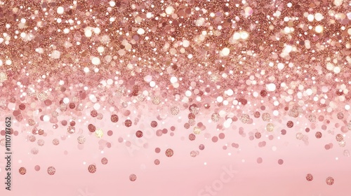 Wallpaper Mural Photograph of an abstract rose gold glitter background Torontodigital.ca
