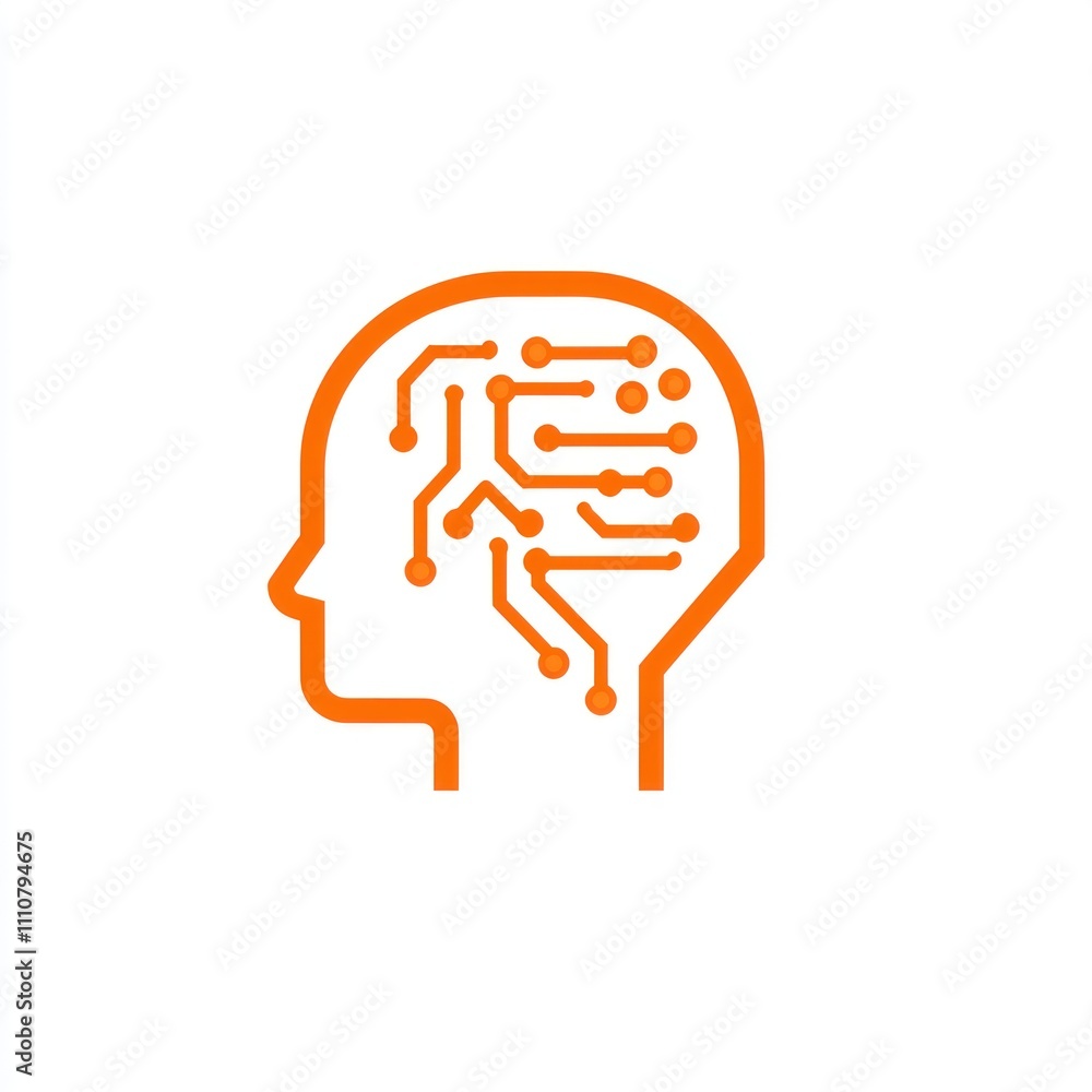 AI, human brain, circuitry, technology, digital, intelligence. AI, human brain, circuitry, technology, digital, intelligence.